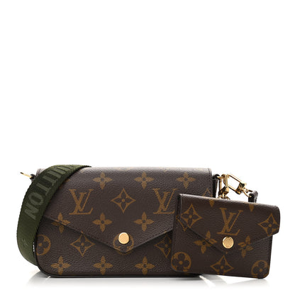 Louis Vuitton Monogram Felicie Strap & Go Kaki 1 of 9