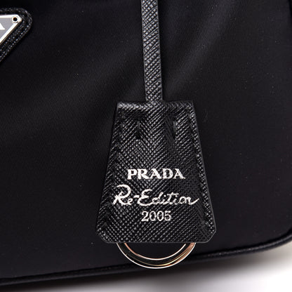 Prada Nylon Re-Edition 2005 Shoulder Bag Black 12 of 12