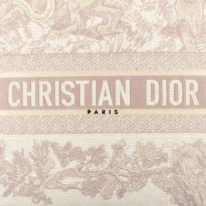 Christian Dior Cotton Toile de Jouy Square Pillow Rose Des Vents 3 of 3