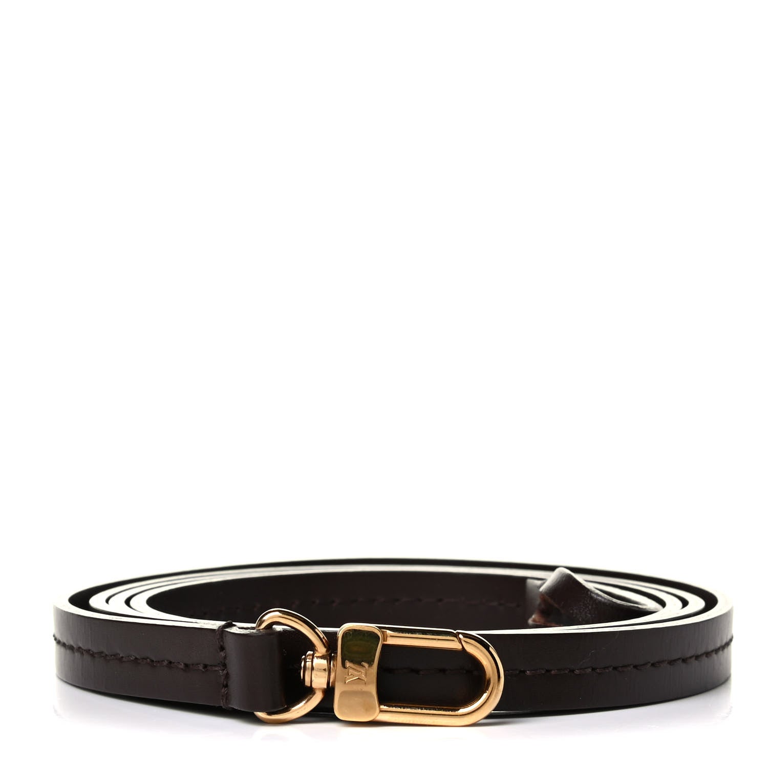 Louis Vuitton Calfskin 12mm Favorite Long Strap Brown 1 of 4