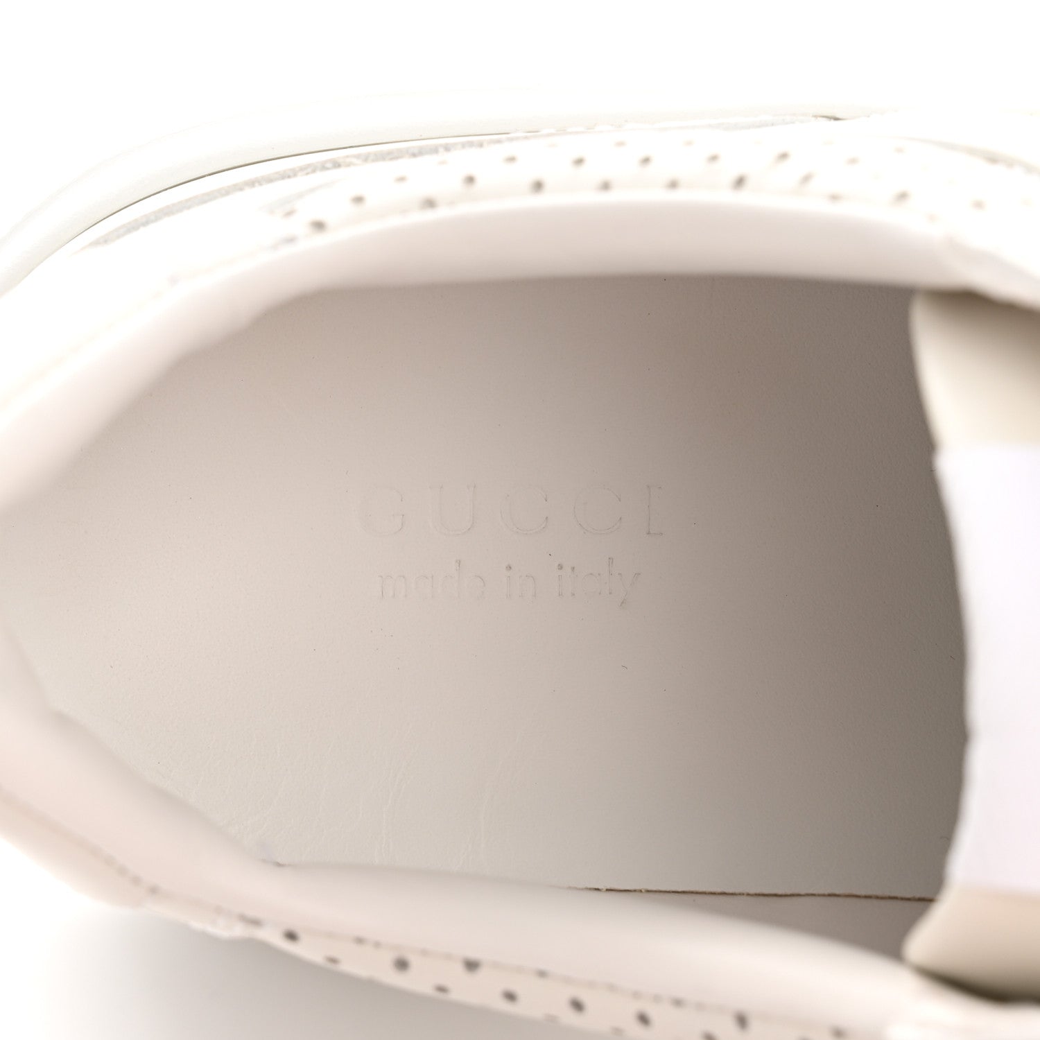 Gucci Calfskin GG Tennis Embossed Perforated Womens Platform 55mm