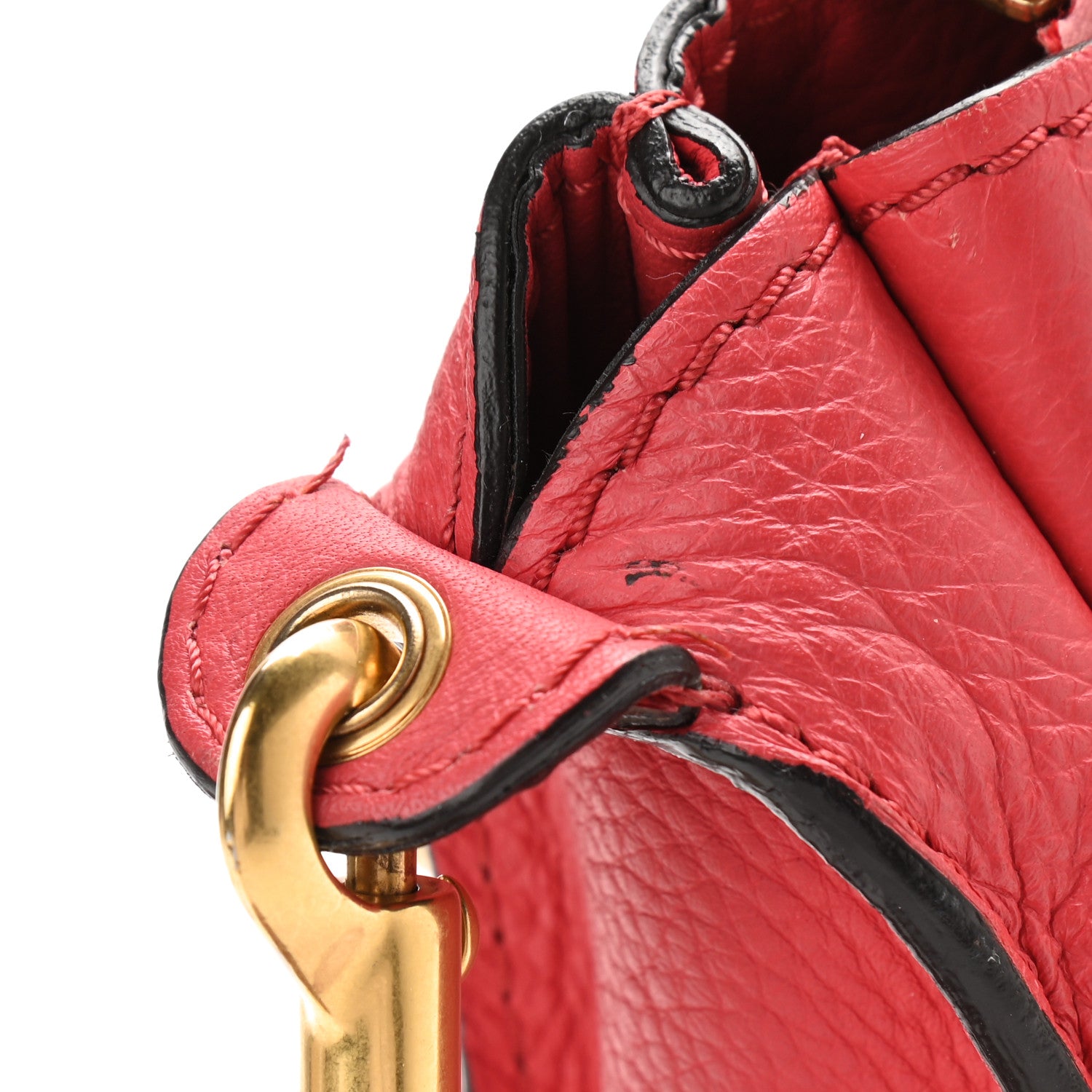 Chloe Calfskin Medium Marcie Satchel Red 11 of 14