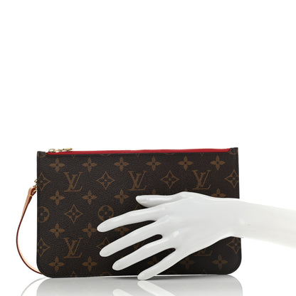 Louis Vuitton Monogram Neverfull MM GM Pochette Cherry 2 of 7