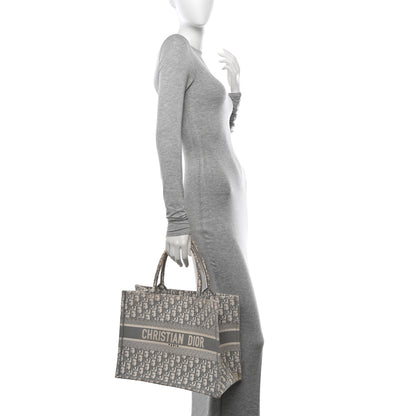 Christian Dior Oblique Medium Book Tote Grey 2 of 21