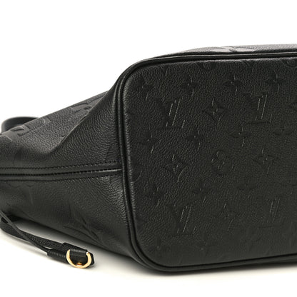Louis Vuitton Empreinte Monogram Giant Neverfull MM Black 8 of 9