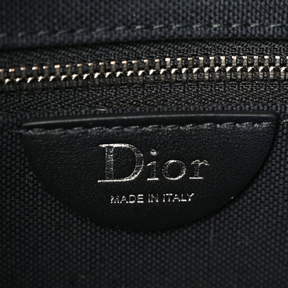 Christian Dior Canvas Embroidered Medium Dioramour Revolution Flowers Book Tote With Strap Black Multicolor 6 of 9
