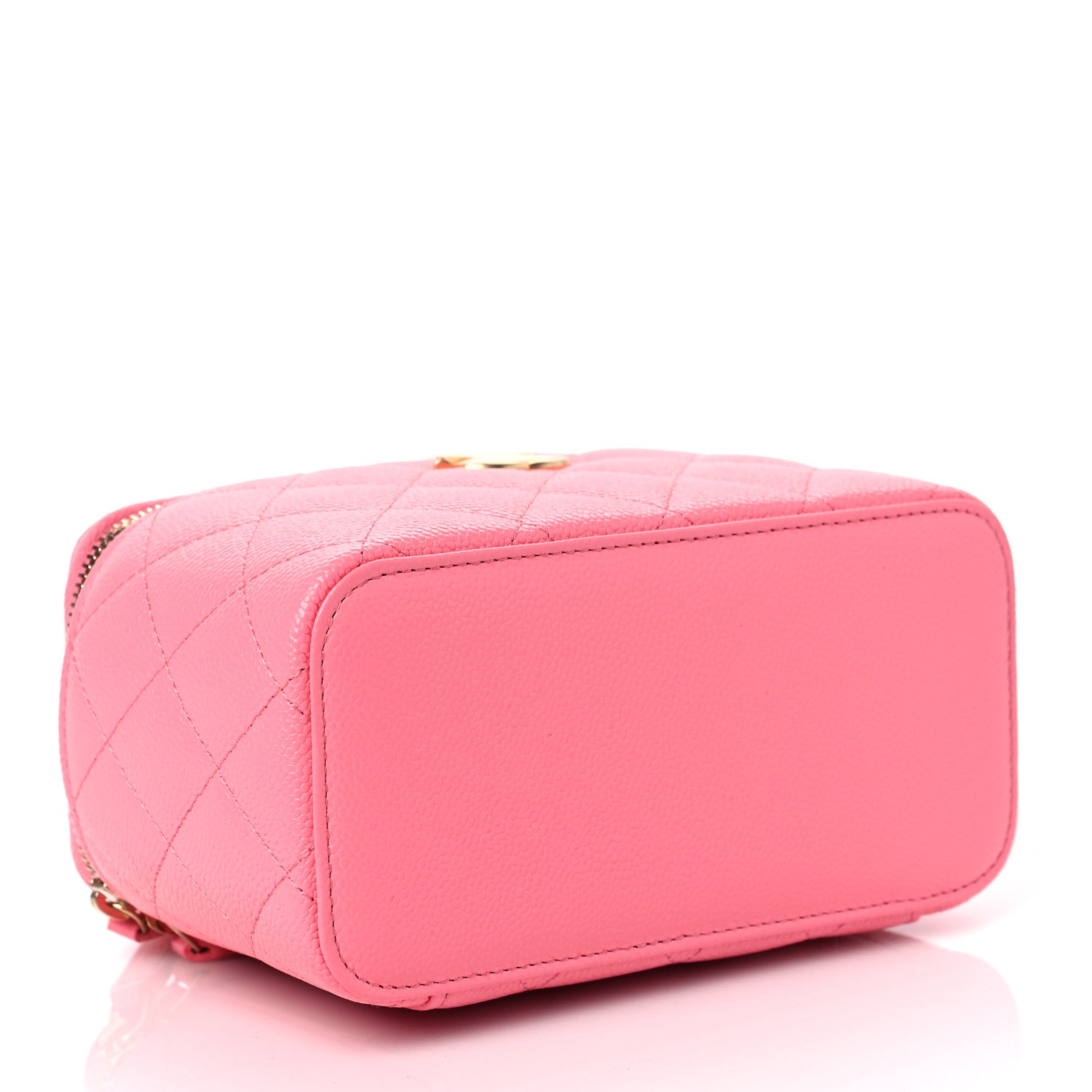 Chanel Shiny Caviar Quilted Pick Me Up Vanity Case Pink 4 of 10
