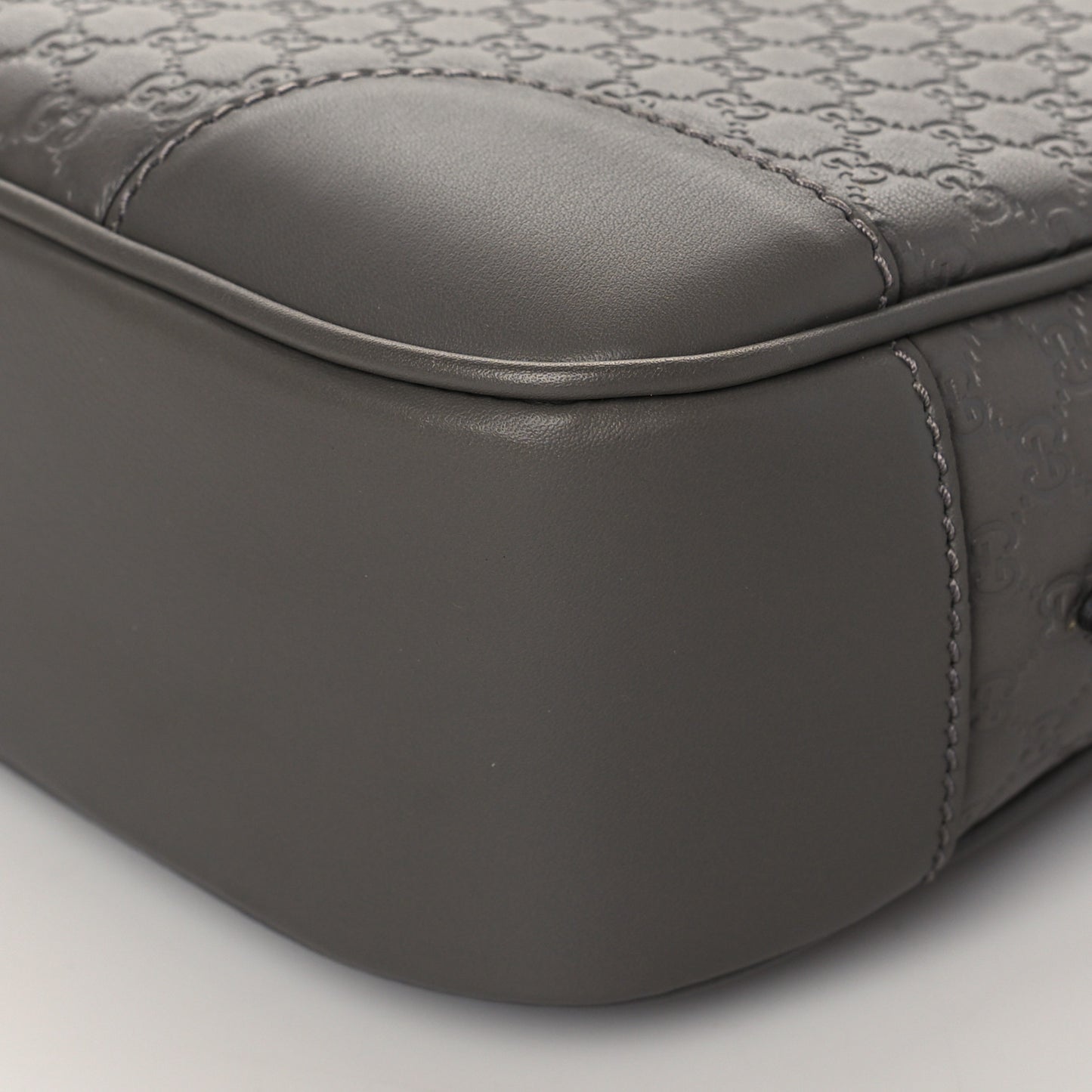Microguccissima Mini Bree Messenger Bag Grey