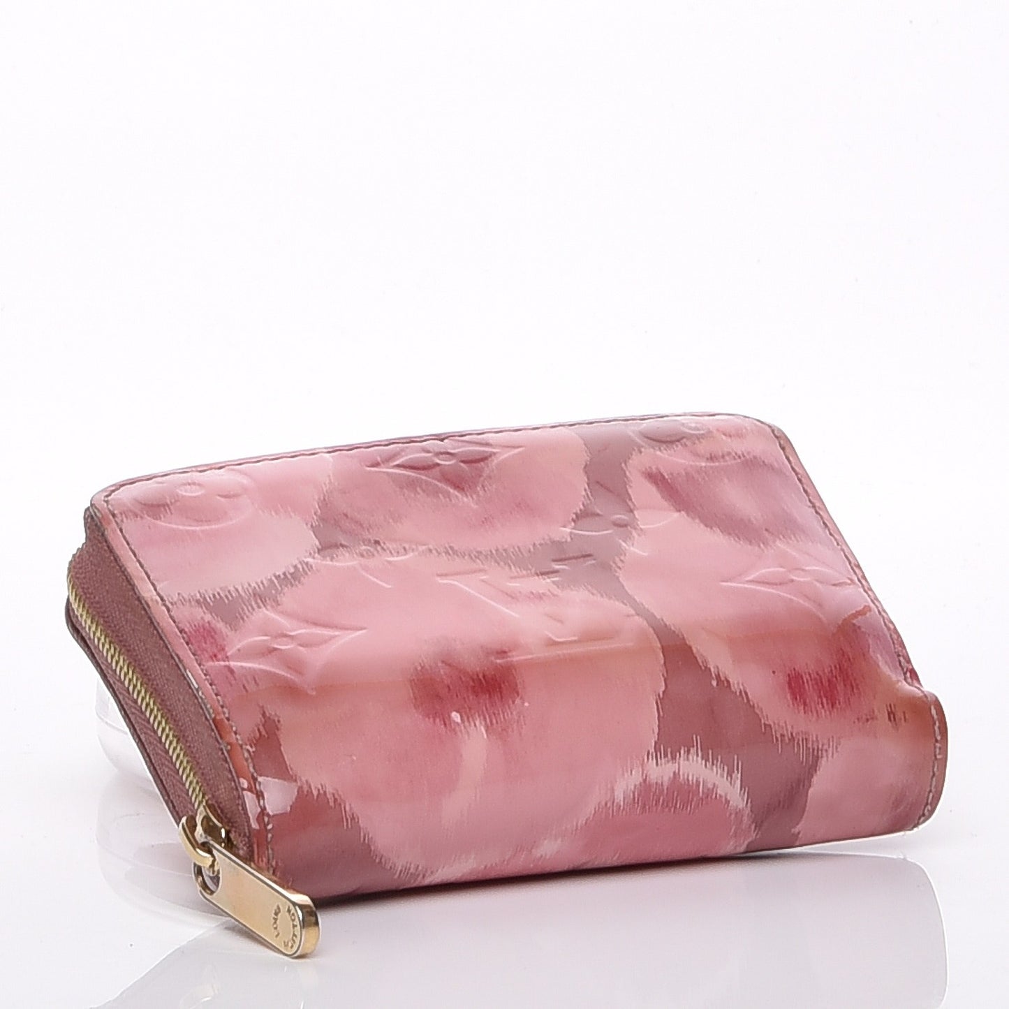 Vernis Ikat Zippy Coin Purse Rose Velours