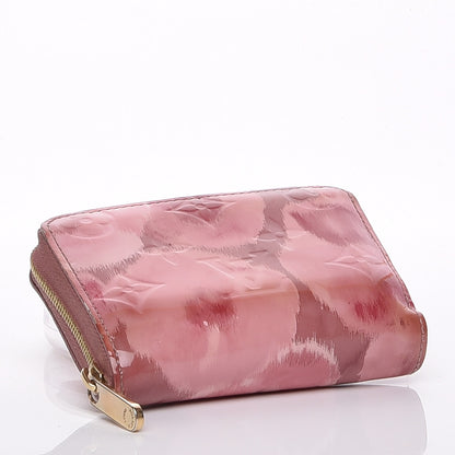 Louis Vuitton Vernis Ikat Zippy Coin Purse Rose Velours 4 of 7