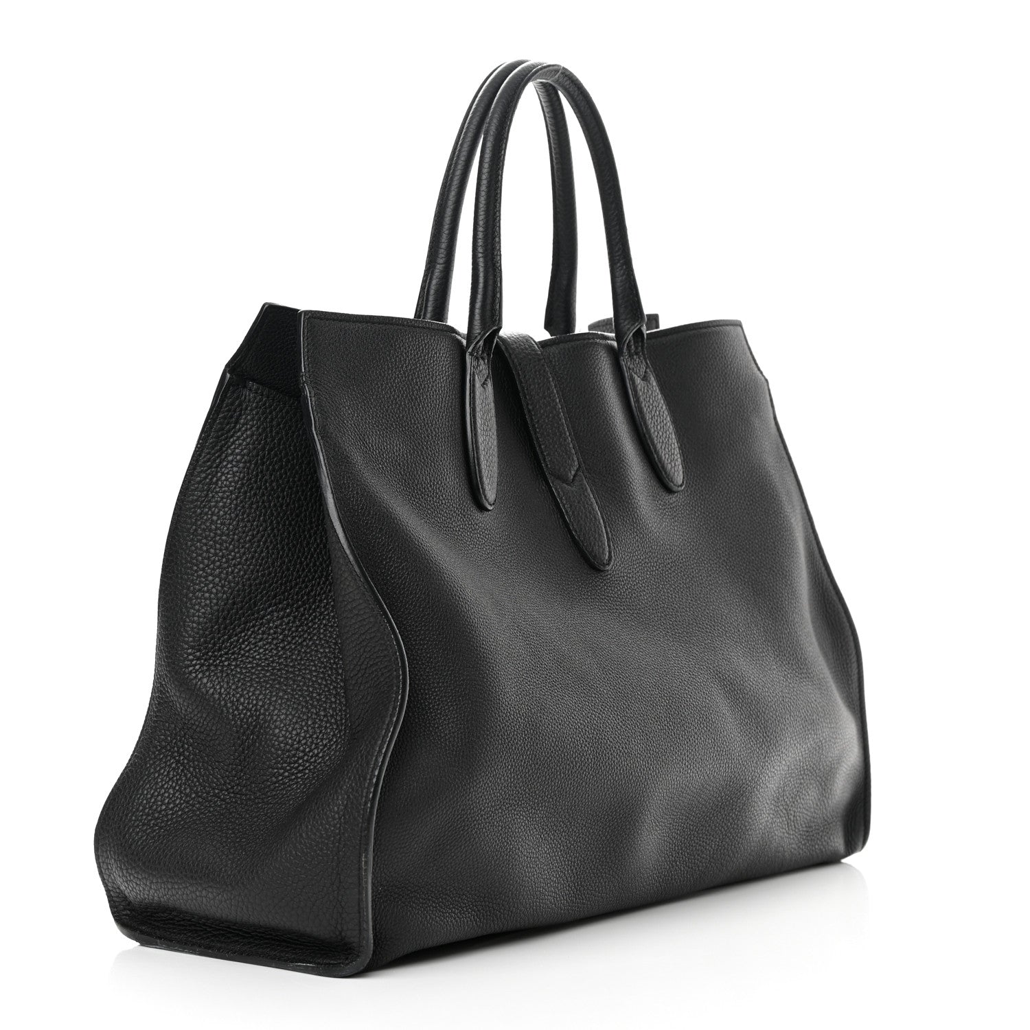 Gucci Soft Calfskin Medium Jackie Top Handle Bag Black 2 of 15