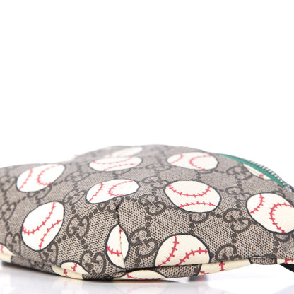 Gucci GG Supreme Monogram Baseballs Web Childrens Belt Bag 7 of 10