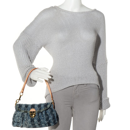 Louis Vuitton Denim Raye Mini Pleaty 2 of 8