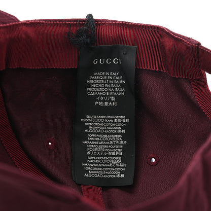 Gucci X MLB Cotton NY Yankees Baseball Hat 57-61 Lacquer 8 of 9