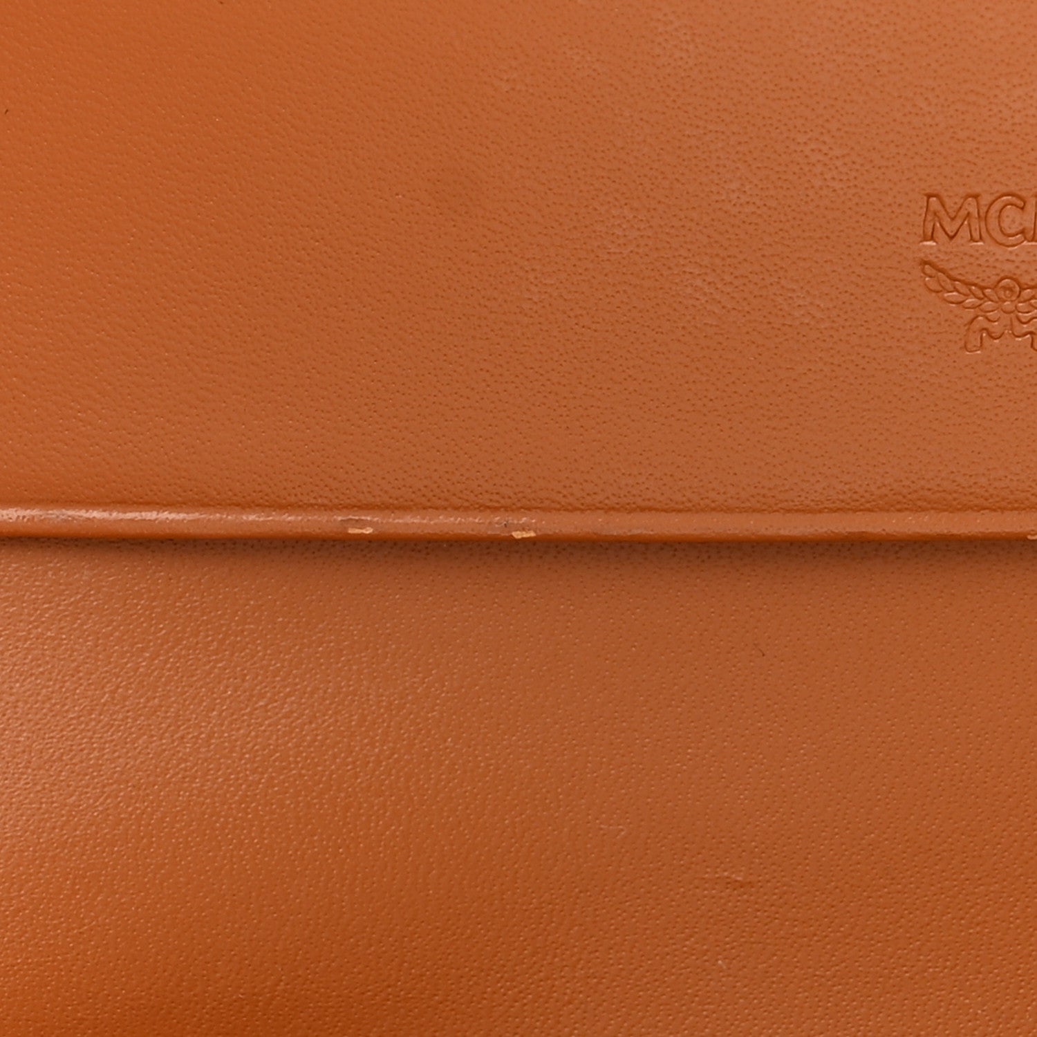 MCM Visetos New Year Series Rooster Three-Fold Flap Wallet Cognac 14 of 14