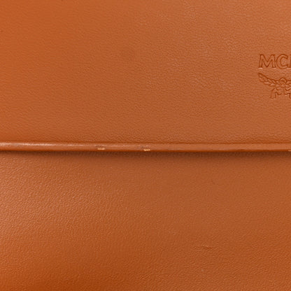 MCM Visetos New Year Series Rooster Three-Fold Flap Wallet Cognac 14 of 14