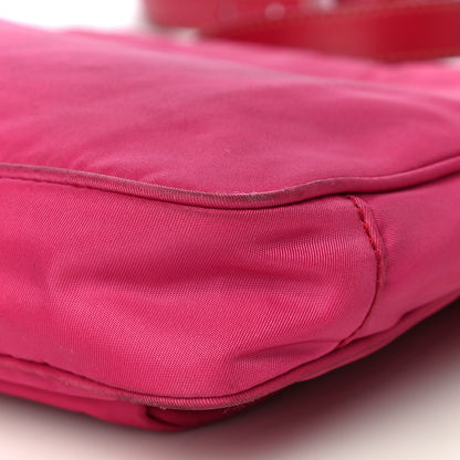 Prada Tessuto Nylon Patent Pocket Messenger Bag Fuxia 12 of 19