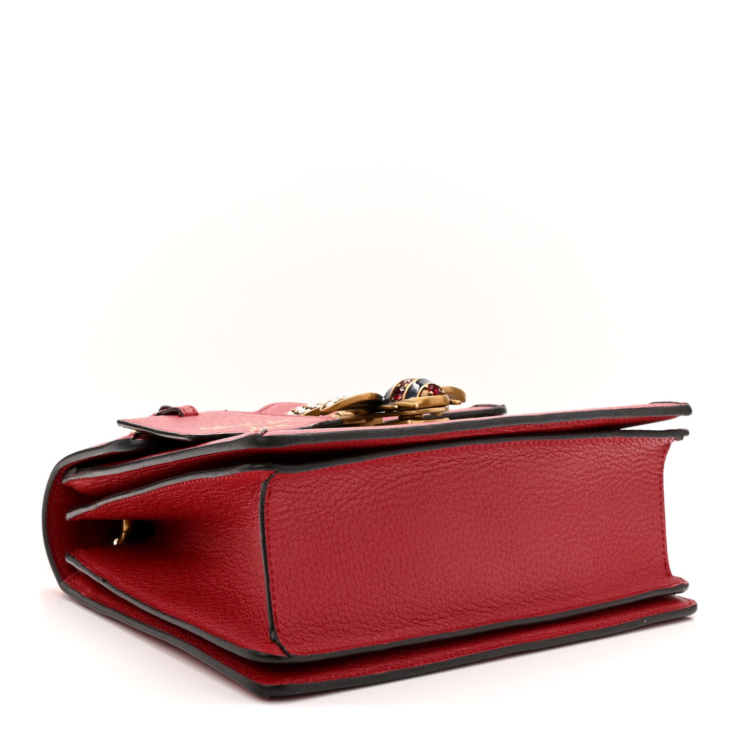 GG Supreme Monogram Small Queen Margaret Top Handle Bag Red