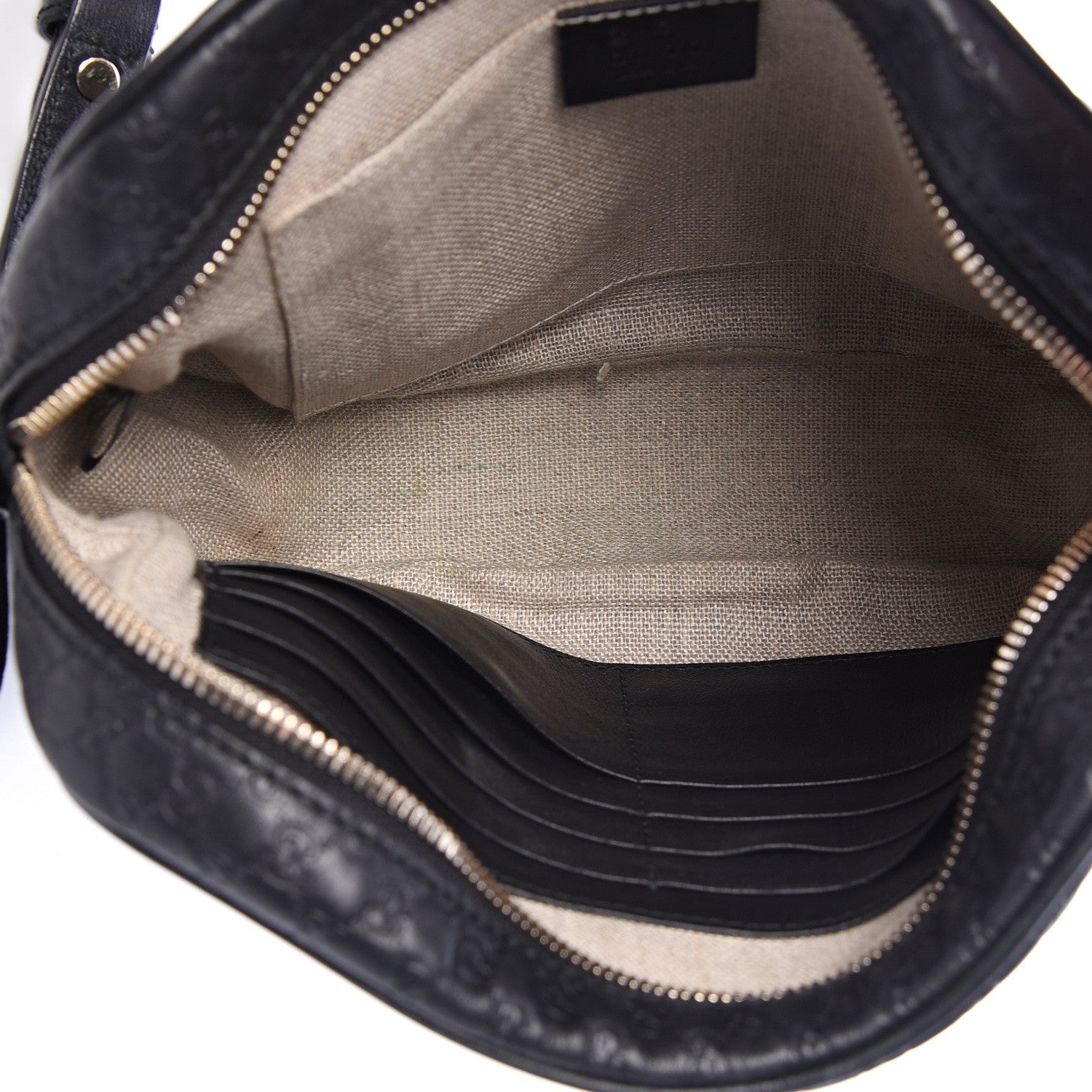 Gucci Microguccissima Mini Bree Messenger Bag Black 4 of 14