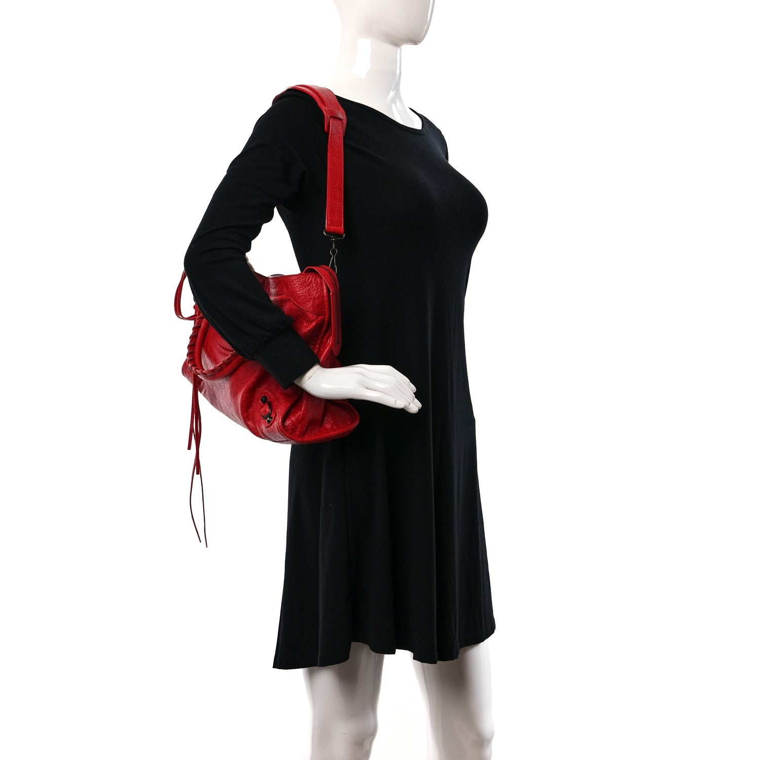 Balenciaga Agneau Classic Hardware City Rouge Coquelicot 2 of 10