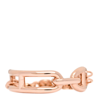 Hermes 18K Rose Gold Diamond PM Chaine d'Ancre Chaos Ring 51 5.75 3 of 5