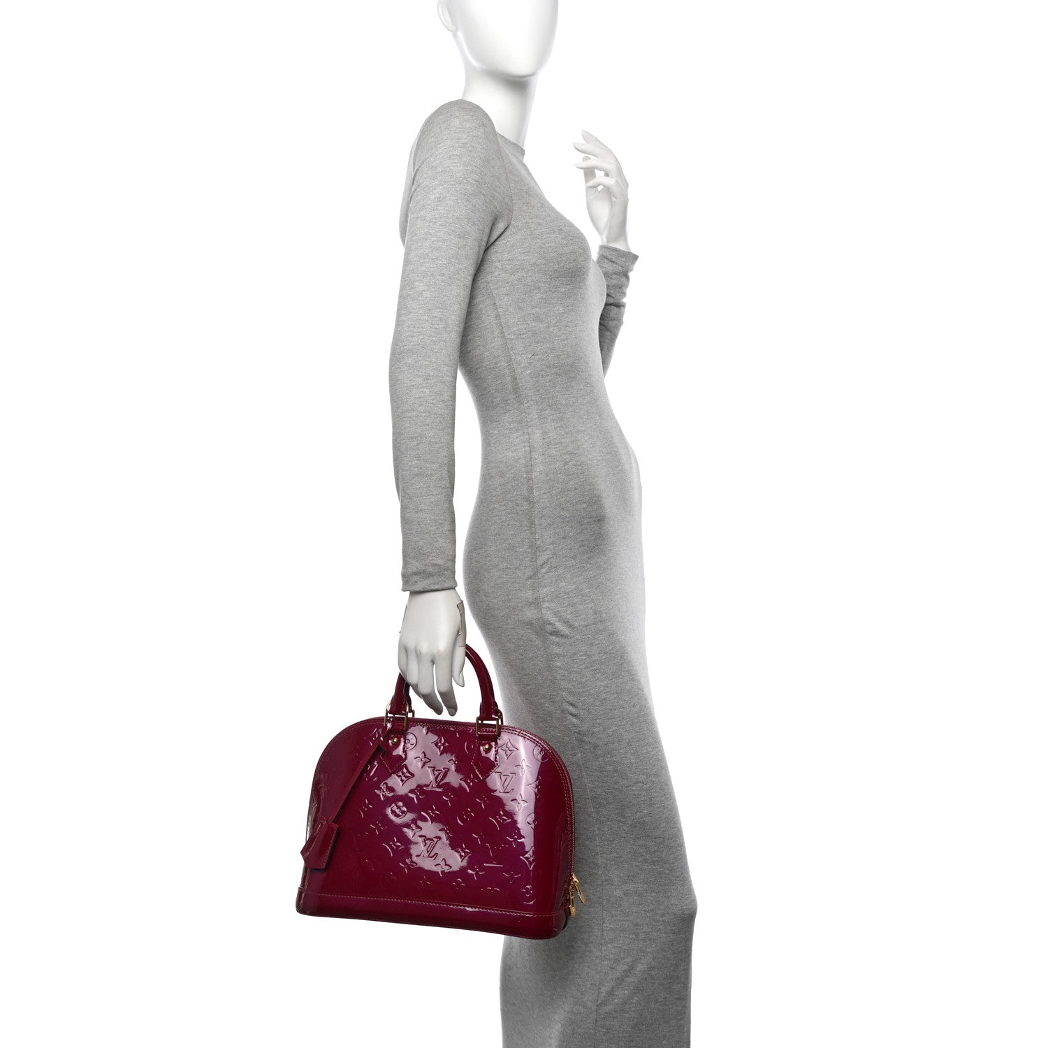 Louis Vuitton Vernis Alma PM Magenta 2 of 13