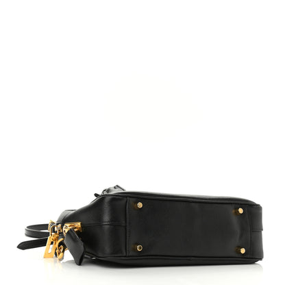 Prada Saffiano Lux Petite Bowler Black 4 of 10