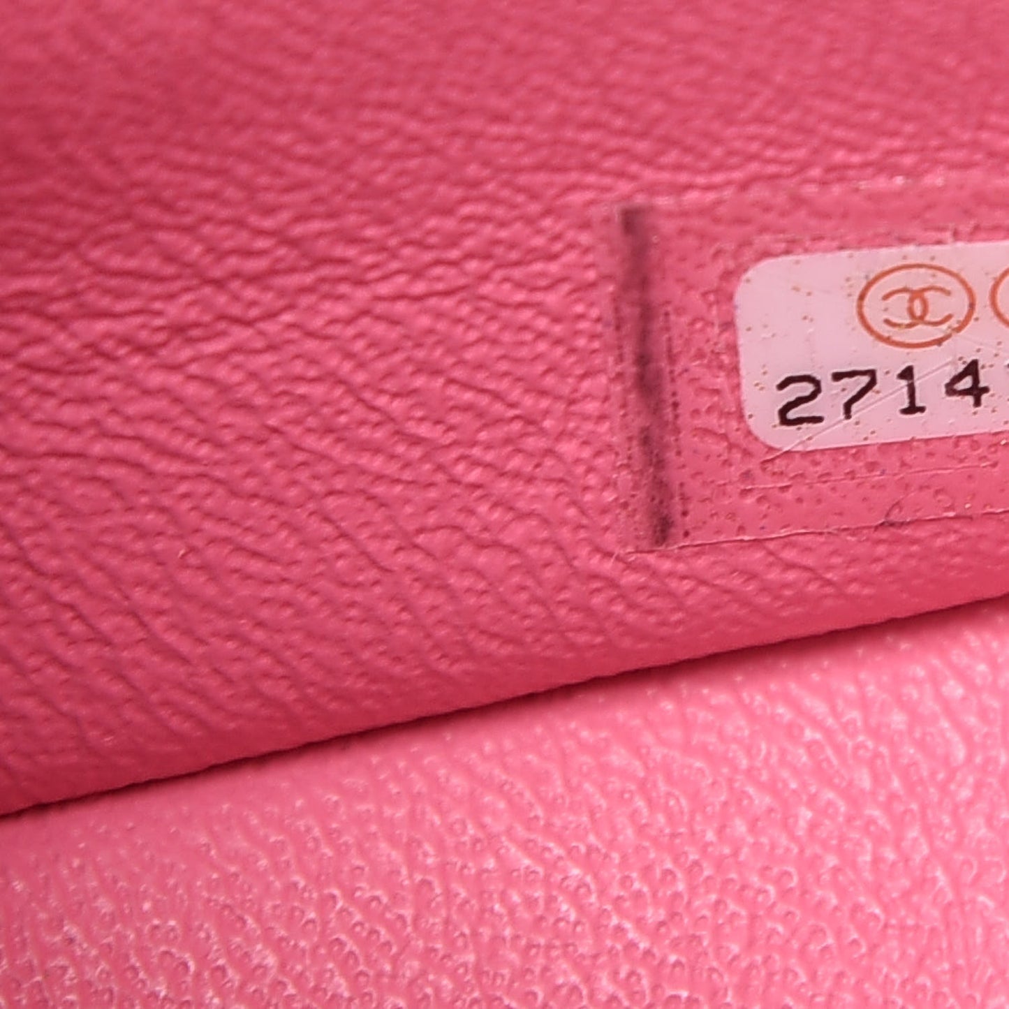 Lambskin Quilted Mini Square Flap Pink