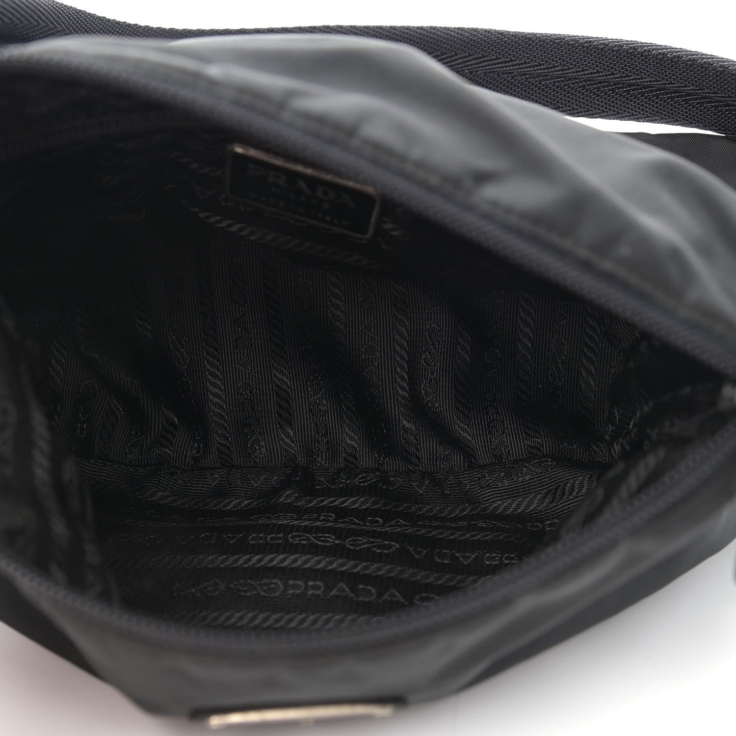 Prada Tessuto Nylon Sport Shoulder Bag Black 5 of 11
