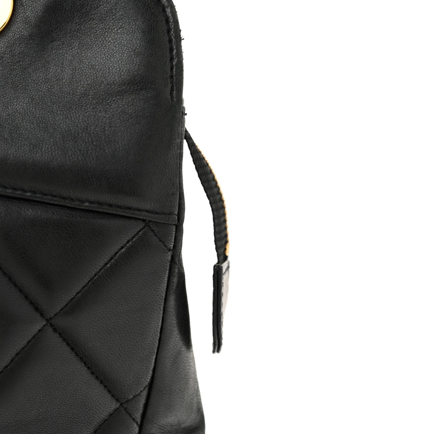 Chanel Lambskin Quilted Shoulder Bag Black 13 of 15