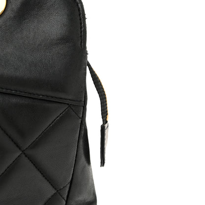 Chanel Lambskin Quilted Shoulder Bag Black 13 of 15