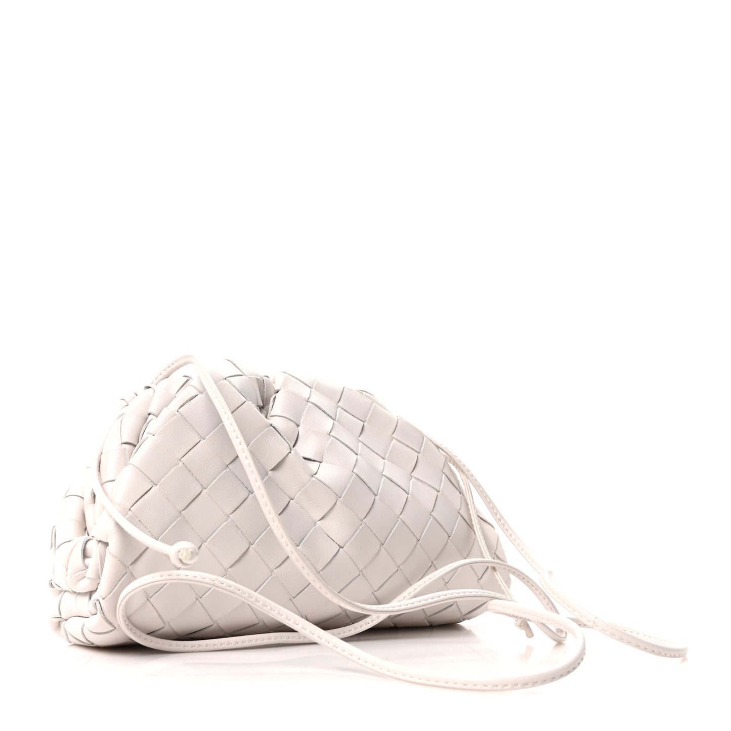 Nappa Intrecciato The Mini Pouch Chalk