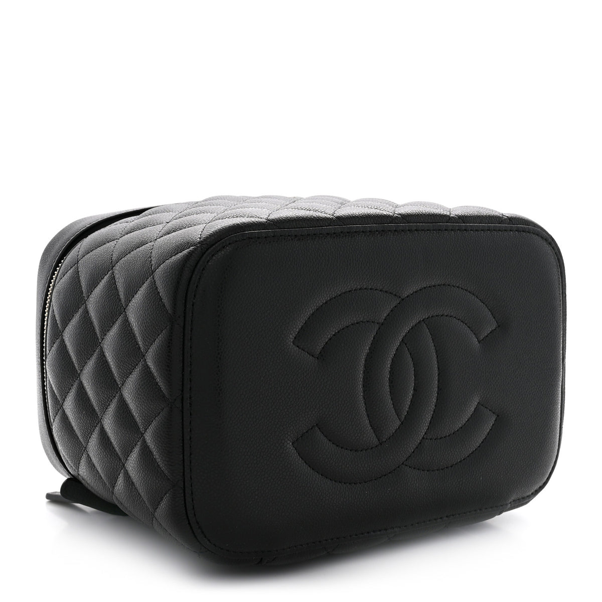 Chanel Caviar Quilted Large Vanity Pouch Black 4 of 7