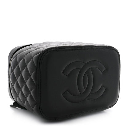 Chanel Caviar Quilted Large Vanity Pouch Black 4 of 7