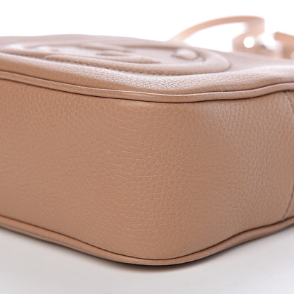 Gucci Pebbled Calfskin Small Soho Disco Bag Camelia 9 of 10
