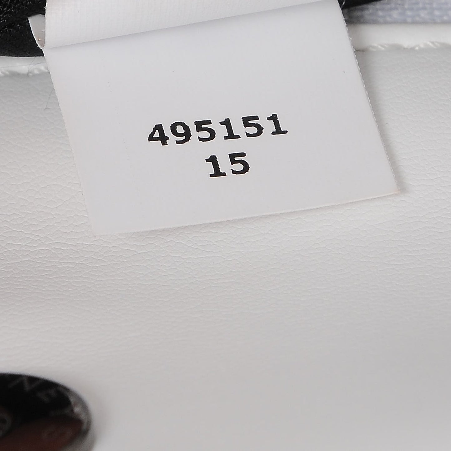 Woven Moire Falabella Tote Pure White