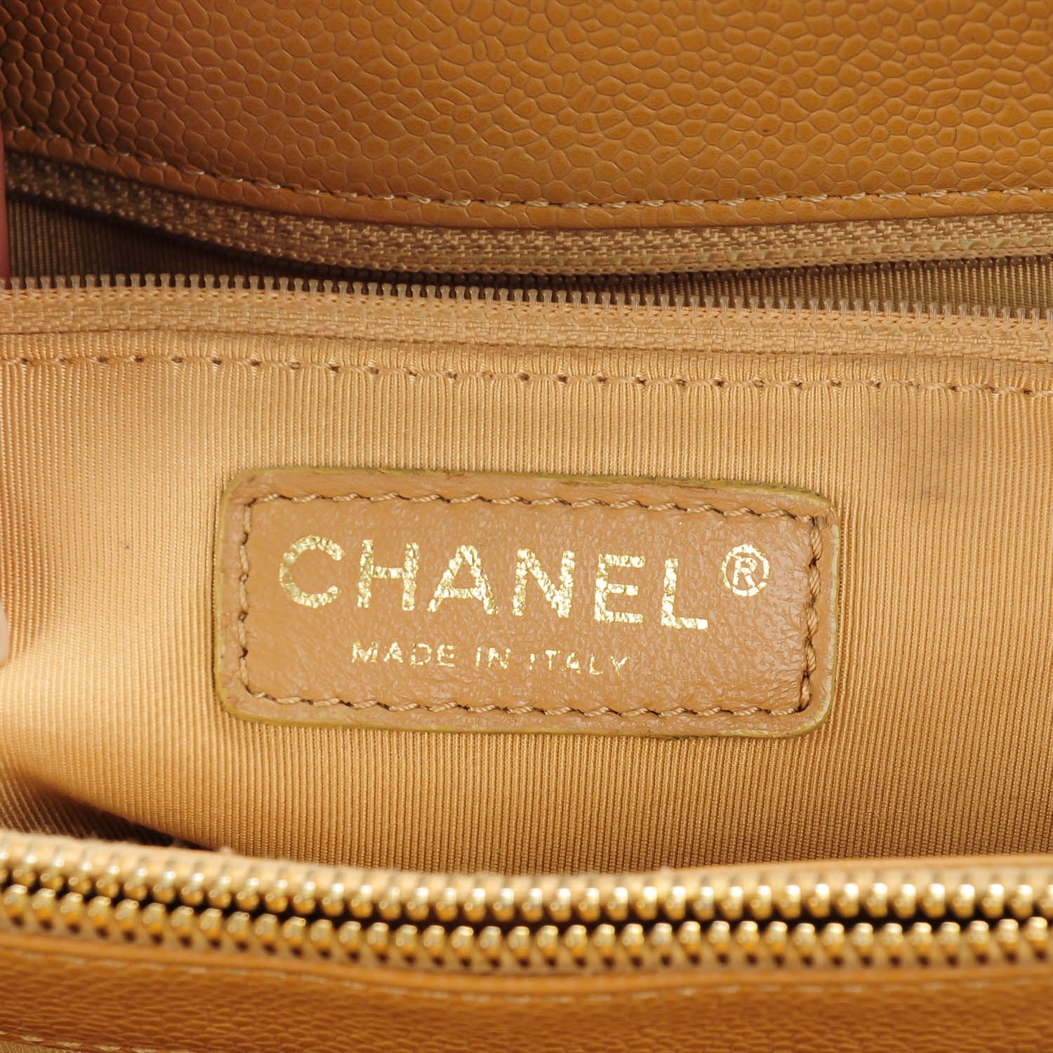 Chanel Caviar Quilted Grand Shopping Tote GST Beige 11 of 11