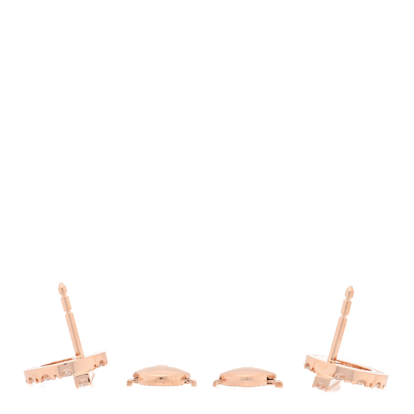 18K Rose Gold Diamond Finesse Earrings