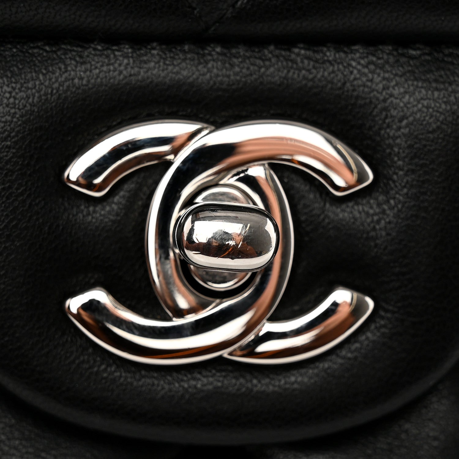 Chanel Lambskin Quilted Mini Rectangular Flap Black 13 of 14