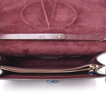 Valentino Garavani Vitello Rockstud No Limit Shoulder Bag Rubin 4 of 10