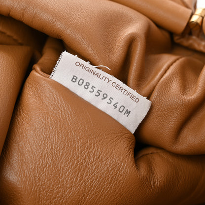 Bottega Veneta Nappa Maxi Intrecciato The Pouch Oversized Clutch Almond 7 of 11