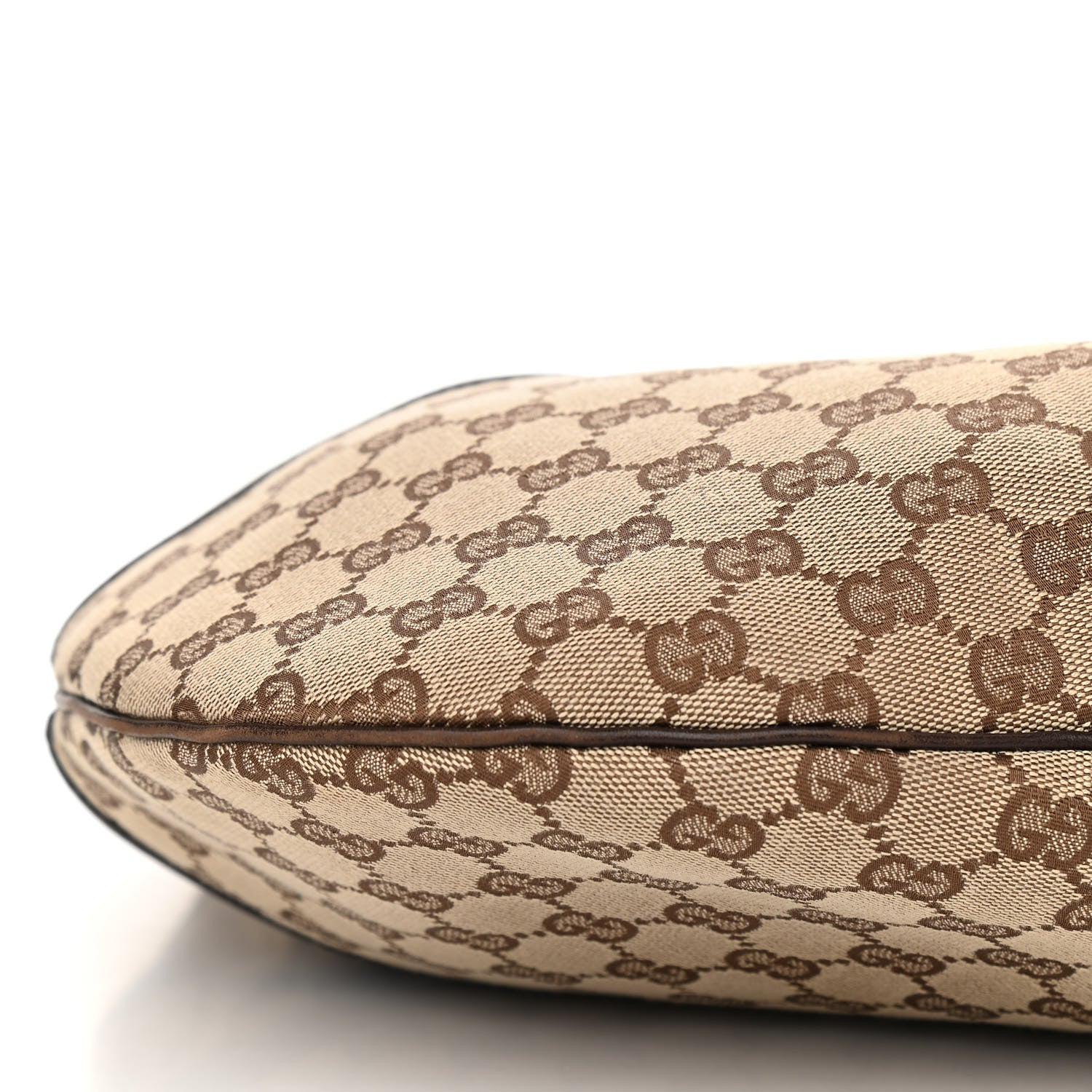 Gucci Monogram Web GG Reins Hobo Brown 9 of 11