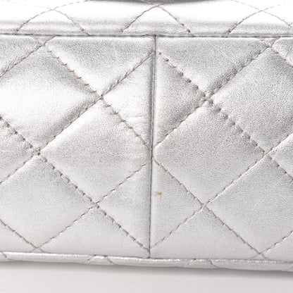 Chanel Metallic Lambskin Quilted 2.55 Reissue 227 Flap Silver 14 of 14