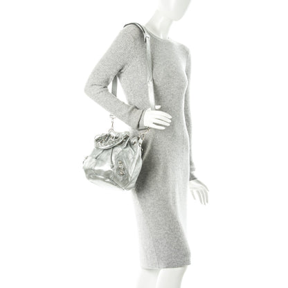 Balenciaga Agneau Giant 12 Silver Hardware Mini Pompon Gris Aluminum 2 of 8