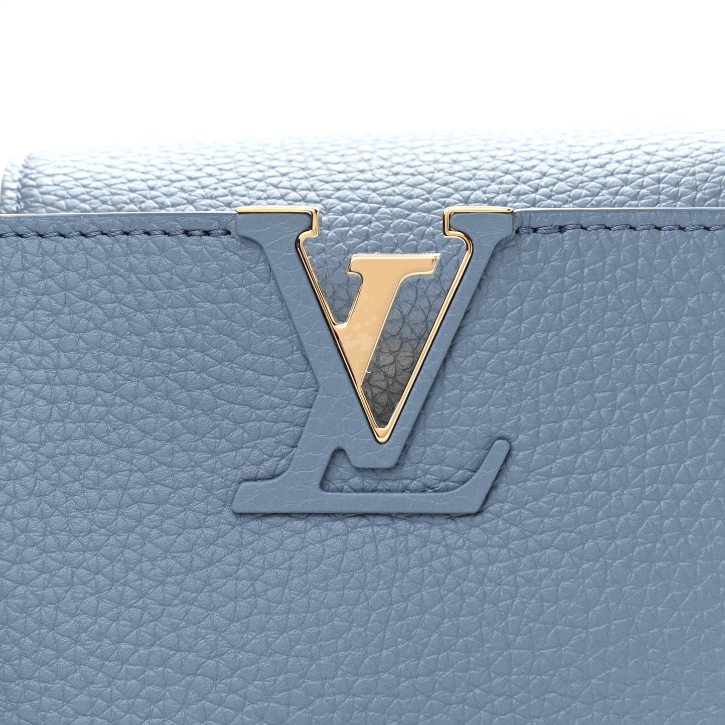 Taurillon Scrunchie Capucines BB Blue