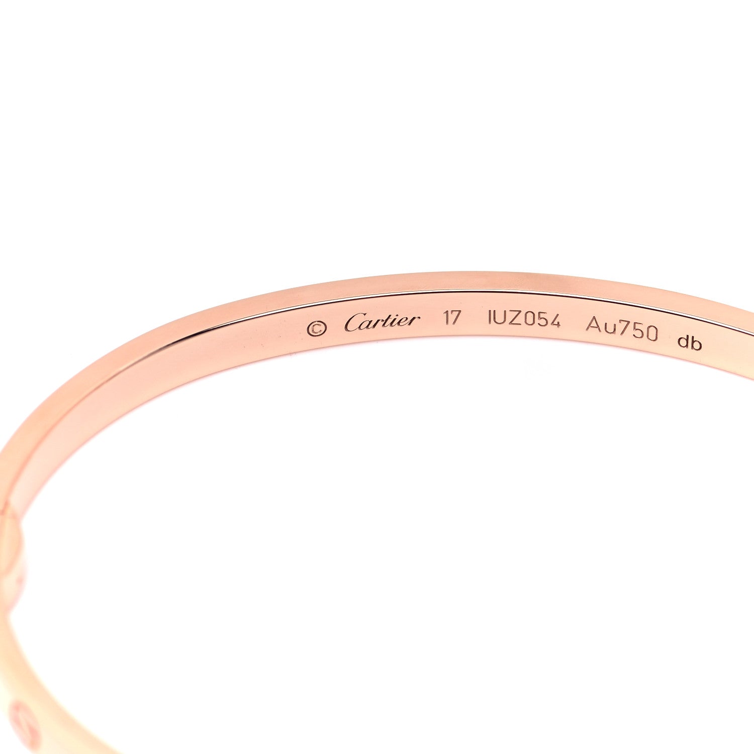 Cartier 18K Pink Gold Small LOVE Bracelet 17 4 of 6