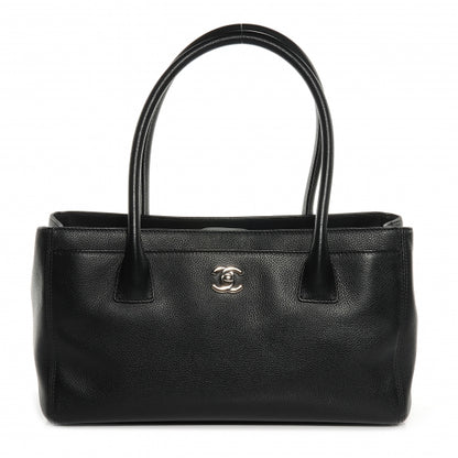 Chanel Calfskin Small Cerf Shopper Tote Black 1 of 8