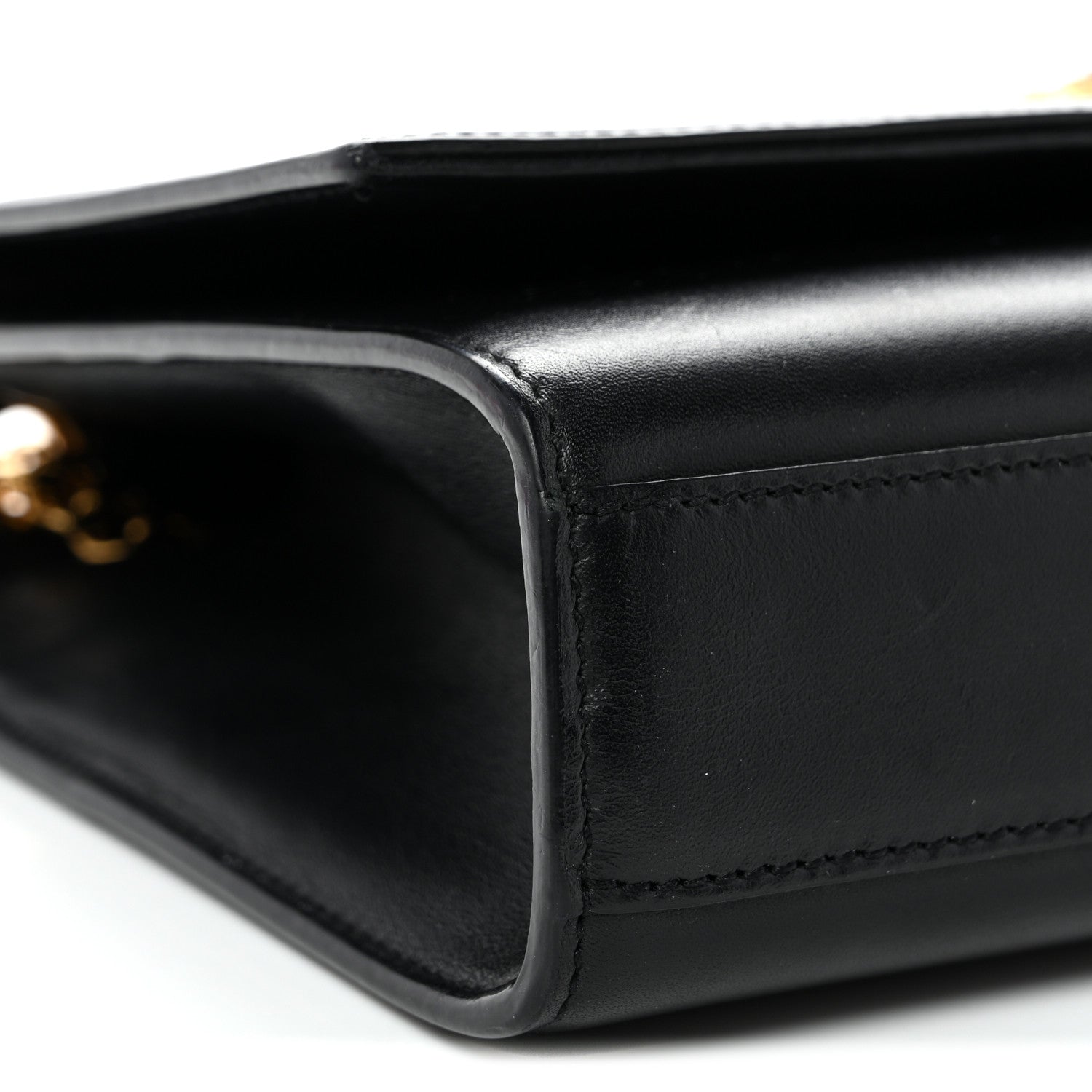 Saint Laurent Smooth Calfskin Medium Classic Monogram Kate Tassel Satchel Black 8 of 9