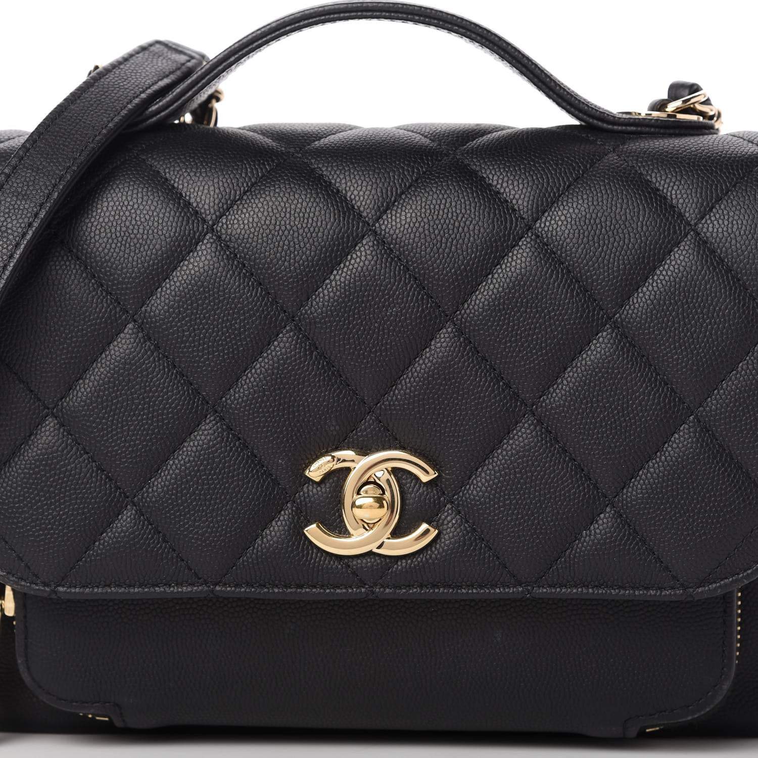 Chanel Caviar Quilted Medium Business Affinity Flap Black 10 of 10