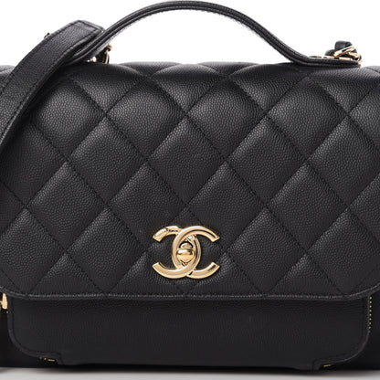 Chanel Caviar Quilted Medium Business Affinity Flap Black 10 of 10